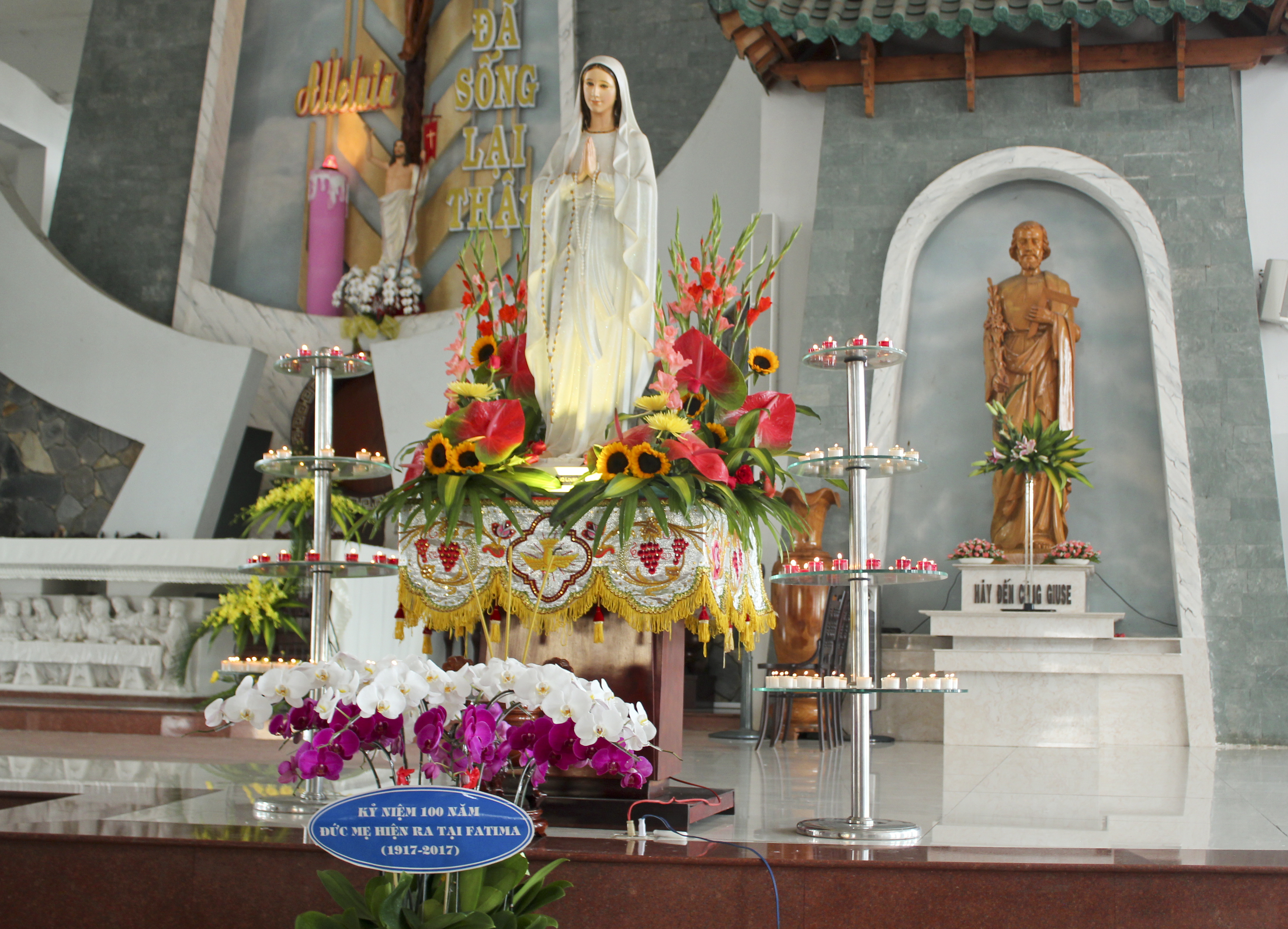 Giáo xứ Tân Thái Sơn: Tôn Vinh Đức Mẹ Fatima (trưa 13/05/2017) 